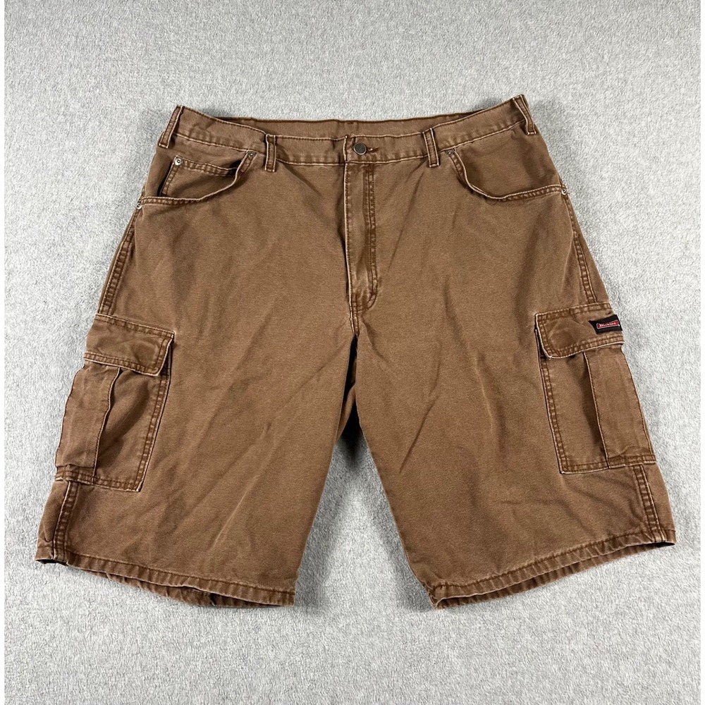 Dickies Mens 40 Brown Cargo Shorts Relaxed Fit Cotton Twill Work W228157